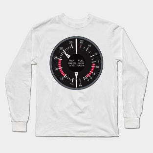 Speedometer aircraft Long Sleeve T-Shirt